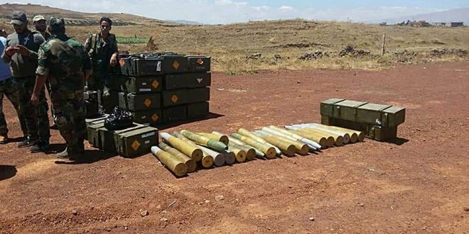 صواريخ وأسلحة أمريكية وغربية وأجهزة بث فضائي بقبضة الأمن السوري... فيديو
