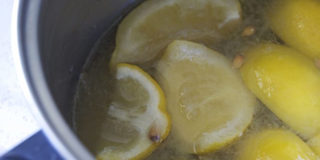 غلي حبات الليمون الحامض وشربه على الريق