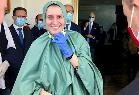 إيطالية تظهر بـ ”الحجاب” وتعلن اعتناقها الإسلام
