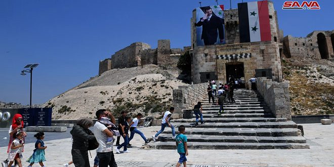 قلعة حلب تفتتح من جديد بعد فيروس كورونا