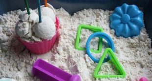 اصنعوا الرمل السحري لأولادكم مع مكونين فقط