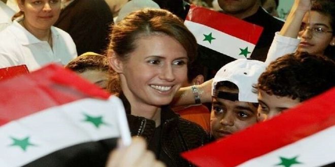 السيدة الأولى أسماء الأسد عائلة الطفلة المقتولة سيدرا.. بالصور
