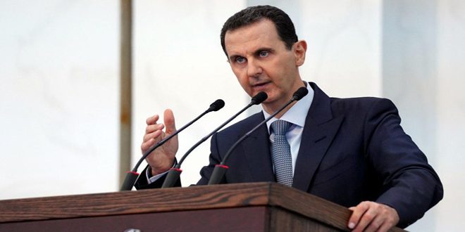 الرئيس الأسد يتحدث عن قانون قيصر وسر حرق المحاصيل الزراعية السورية