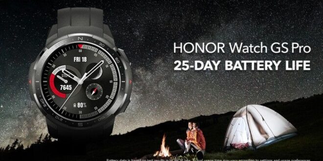 هونر تعلن ساعتيها الذكيتين Watch GS Pro و Watch ES