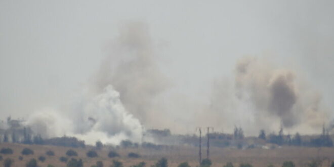 قصف صاروخي يستهدف المدنيين في ريف حماة.. والمدفعية السورية ترد