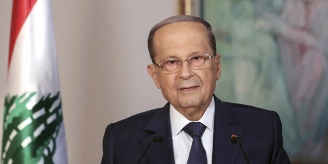 الرئيس اللبناني يدعو العالم إلى المساعدة في تأمين عودة النازحين السوريين