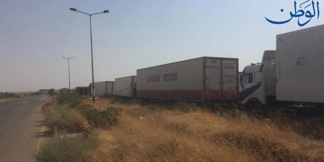 السلطات الأردنية تسمح بعبور الشاحنات السورية العالقة بين منفذي نصيب وجابر بشروط