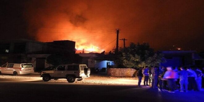 السلطات السورية ترسل مساعدات طبية عاجلة لمساندة أهالي القرى المنكوبة نتيجة الحرائق