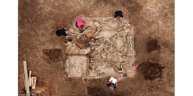 اكتشاف قبر غامض عمره 1500 عام في ألمانيا.. شاهد!