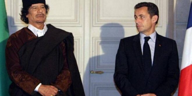 ساركوزي رهن التحقيق بسبب القذافي