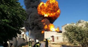 بالكلور جراء انفجار مقر لـجبهة النصرة