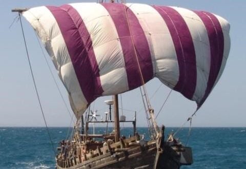 السفينة الفينيقية التي تم بنائها في سوريا تصل الى ولاية فلوريدا بعد رحلة استمرت خمسة أشهر