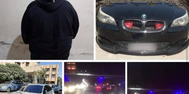 توقيف وحجز سيارات.. القاء القبض على المفحطين في شارع المعرض وسط دمشق