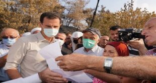 الرئيس السوري: الحرائق كارثة وطنية وسنتحمل عبء الدعم للمتضررين