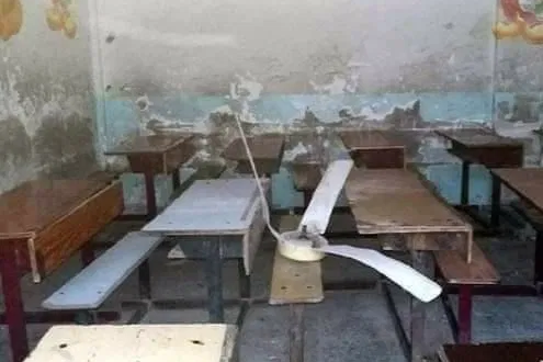 مدير تربية دمشق يوضح حقيقة سقوط مروحة سقفية على طالب في مدرسة بدمشق