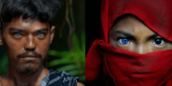لون عيون قبيلة أندونسية يثير الدهشة.. شاهد!
