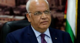 وفاة أمين سر اللجنة التنفيذية لمنظمة التحرير صائب عريقات