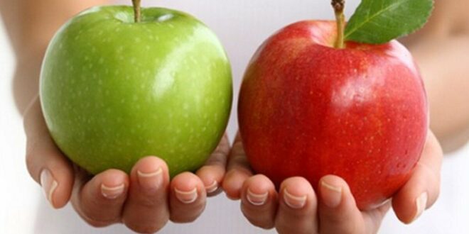 التفاح الأحمر مقابل الأخضر... أيهما أكثر صحة؟