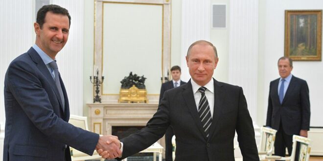 الأسد يهنئ بوتين بالعام الجديد