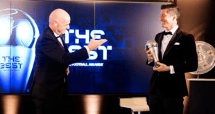 ليفاندوفسكي يهزم ميسي ورونالدو ويتوَّج بجائزة “فيفا” لأفضل لاعب في العالم