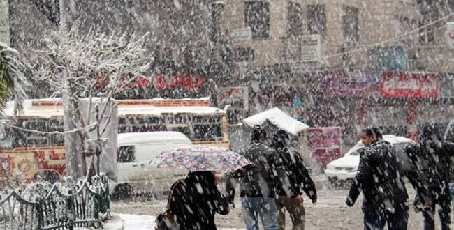 لأول مرة هذا الشتاء.. الثلوج متوقعة على مدينة دمشق