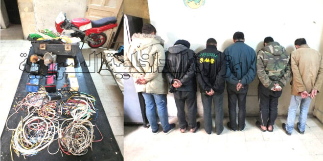 عصابة حي السقيلبية باللاذقية في قبضة الأمن