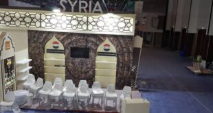 تجهيز الجناح السوري في معرض غولف فوود في دبي