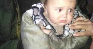 العثور على طفل في أحد حدائق دمشق