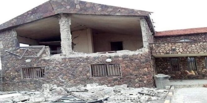 سقوط صاروخ على منزل في السويداء السورية في الاستهدافات الإسرائيلية