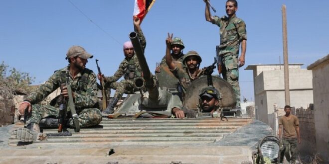 الجيش السوري يقضي على وكر للمسلحين في حمص بمساندة جوية روسية