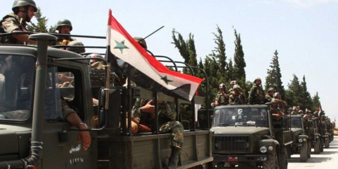 الجيش السوري يحشد قواته في ريف حلب الشرقي