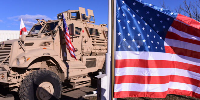 40 آلية محملة بمعدات عسكرية تابعة للجيش الأمريكي تتوجه إلى ريف الحسكة في سوريا