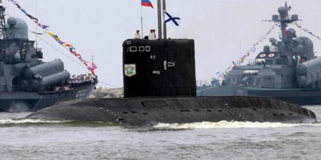 سونار البحرية الروسية في طرطوس السورية يحدد هدفًا تحت الماء