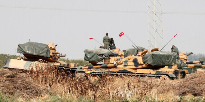 الجيش التركي يشن هجوما مدفعيا على مواقع قسد شمال سوريا