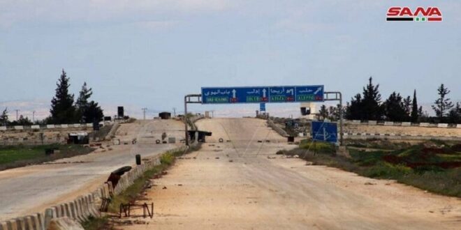 افتتاح معبر ترنبة سراقب في ريف إدلب