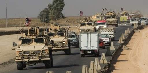 42 شاحنة محملة بالقمح السوري المسروق تعبر إلى العراق