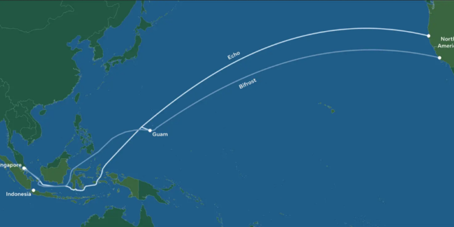 فيسبوك وجوجل تبنيان كابلات جديدة تحت سطح البحر
