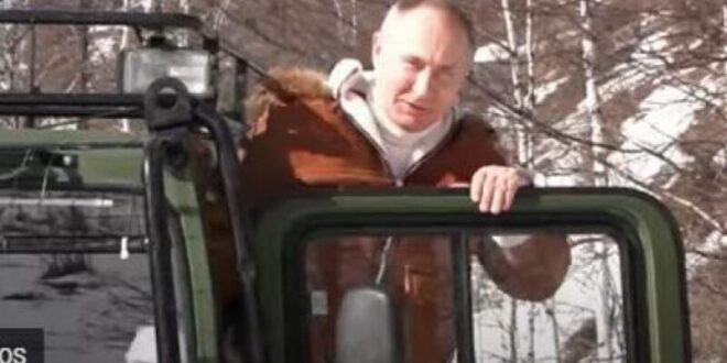بالصور.. بوتين يقضي عطلته “وسط الثلوج”