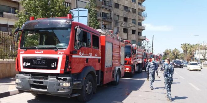 شخص يستنفر فوج إطفاء "الجميلية" بحلب عبر بلاغ كاذب عن حريق!