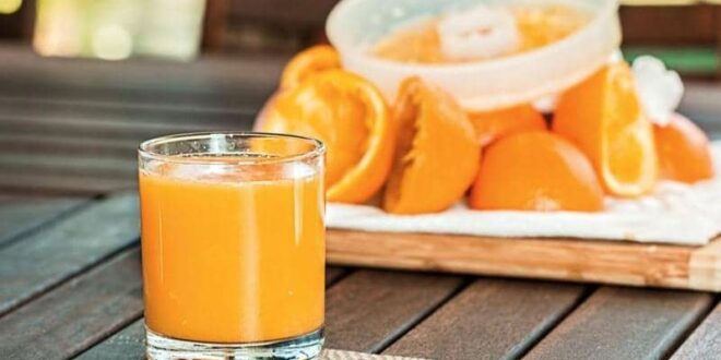 عصير البرتقال وسرطان الجلد