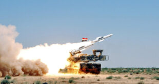 صاروخ سوري يلاحق طائرة اسرائيلية ويسقط في بلدة حولا جنوب لبنان