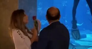 فنانة لبنانية يفاجئها حبيبها ويطلب يدها في دبي