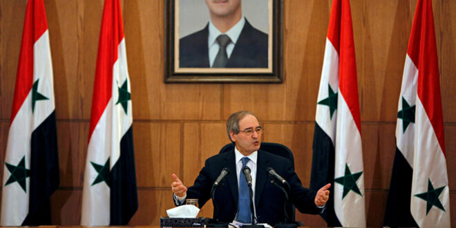 وزير الخارجية السوري: زيارة ظريف مهمة