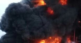 إخماد حريق ضخم في معمل للفلين بمدينة حسياء الصناعية