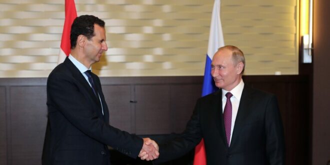 بوتين يهنئ الأسد بفوزه في انتخابات الرئاسة السورية
