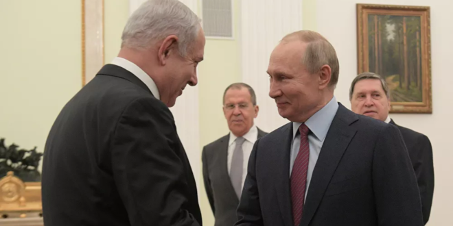 بوتين ونتنياهو يبحثان هاتفيا التسوية السورية