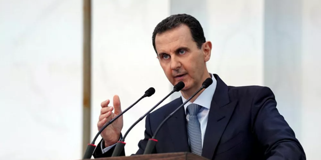 الرئيس الأسد يؤدي صلاة عيد الفطر في الجامع الأموي