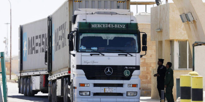 اتحاد التجار: الأردن وعد بخفض رسوم الترانزيت على الشاحنات السورية