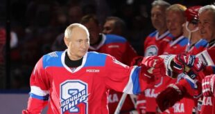 بوتين يشارك في مباراة لهوكي الجليد.. شاهد!