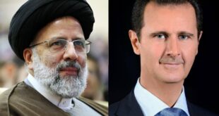 الرئيس الأسد يرسل برقية تهنئة إلى الرئيس الإيراني المنتخب إبراهيم رئيسي